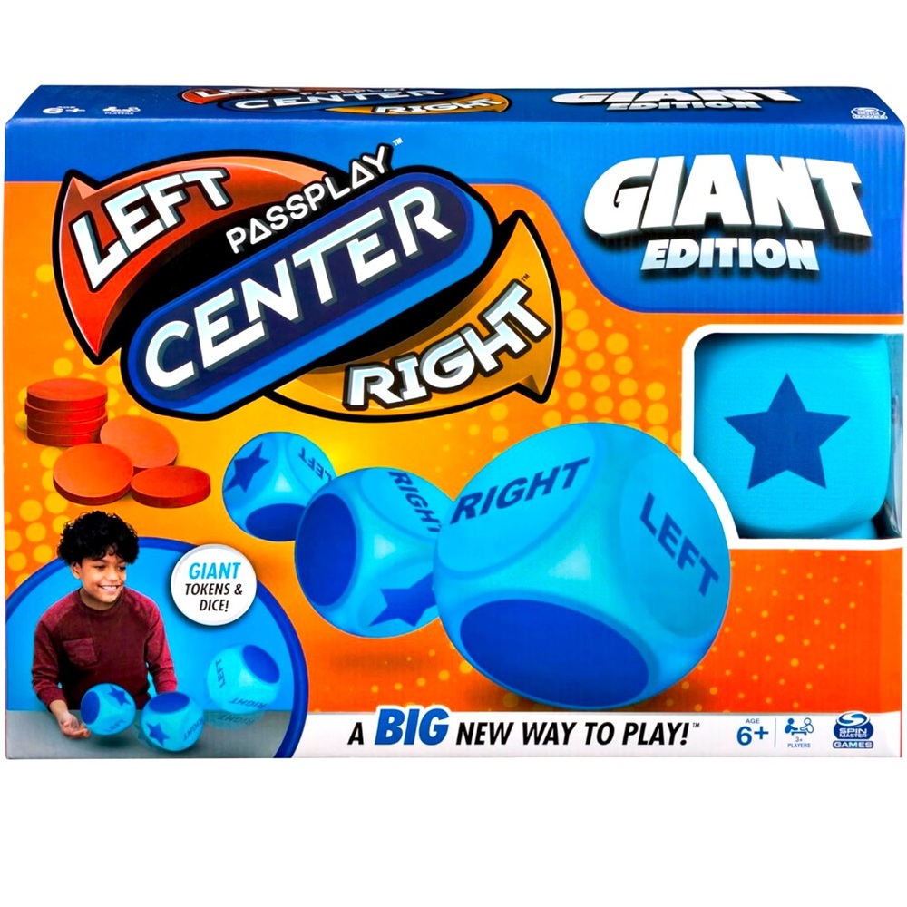 Giant Left Center Right dice game